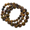 2019 Modeschmuck aus natürlichem Achatstein, 6–10 mm, kugelförmiges rotes Achat-Perlenarmband