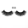 Nieuwe nertsen wimpers 3D Mink Eyelashes 100% wreedheid gratis wimpers handgemaakte herbruikbare natuurlijke wimpers Populaire valse eye washes make-up e-serie