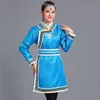 Traditional mongolian robe ethnic clothing tang suit style women tops vintage cheongsam winter top elegant hanfu costume