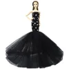 28cm30cm doll princess short wedding dress noble elegant party dress wholesale doll clothes accessories fashion girl doll gift