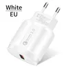 QC3.0 Cargador de pared de carga rápida Eu EE. UU. Enchufe 5V 3A 9V 2A Adaptador para Samsung Tablet PC Mp3