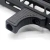 Black/Tan Color_Aluminium Handstop Tactical Hand Grip Kit Framåt framåt Foregrip Ultralätt för Keymod/M-lok Handguard Mount