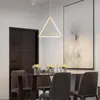 2020現代LEDペンダントライトフィクスチャノルディックブラックトライアングル吊りペンダントランプキッチンリビングルームダイニングルームベッドルームホームハウス装飾
