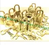 Top Grade Bag Parts One Set Lock & Key Brass Gold tone For Speeedy Allma Keapall Rolling Luggage Suitcase Duffle Padlock