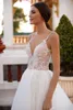 Sexig Country Style Lace Bröllopsklänningar av axelapplikationer Sweep Train Vestidoe de Noiva Plus Size Bröllopsklänning Bridal Gown Vestidos