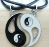 Gioielli di moda 10 pz / lotto Dono d'argento vintage Regali di vacanza - Yin Yang Collane 2 Pendenti Best Friend Lovers Ying Yang Collana Set Coppia A200