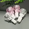 Glass Pipes Smoking Manufacture Hand-blown hookah Colored Alien Glass Bubble Head Cigarette Accessories
