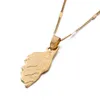 Gold Color Haute Corse Map Pendant Necklace Corsica La Corse Country Maps France Map Chain Jewelry2531