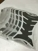 2 pcs per lot Reflective CARBON FIBER Protector tank pads for all kinds of Motorcycle Fairings universal MT01