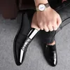 Kantoor schoenen mannen klassieke loafer mannen jurk schoenen merk sepatu slip op pria trouwschoenen mannen formele coiffeur scarpe uomo eleganti ayakkabi