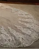 Nowy 3 M Classy Długie Weils Ślubne Katedra Długość Koronkowa Aplikacja Wedding Veil Moda White Veil z bezpłatnym grzebieniem