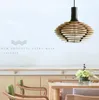 Modern Solid wood Pendant lamp dining room hanging Fixture lighting Lustre pendant light cafe industrial decor LED luminaires MYY