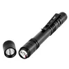 wholesale Pen Light LED Mini Aluminum Small Flashlight Strong Flashlight 1 Mode 300LM Outdoor Pocket Portable Torch Lamp with Pen Clip