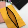 Pure Color Long Pencil Bags Canvas Bag Handbag DIY Blank Zipper Pen Pouches Cosmetic Bags Makeup Bags Stationery Storage Bag DBC BH2712