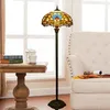 Lighting Tiffany Resin Light Floor Lamp Shaded Floor Lamps Lamps Tiffany-Style Light Baroque Flower Floor Lamp Bedroom Living Room TF017