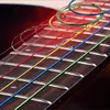 6 pezzi Rainbow Rainbow Colorful Acoustic Guitar Strings Set 010 per chitarra folk acustica classica corde multi -colore A4074737894