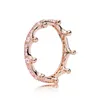 2019 NYTT 100 % 925 sterling silver pandora ringar roséguld för kvinnor Europeiskt original bröllopsmodemärkesring Smyckengåva