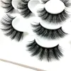 3D Mink Eyelashes Natural False Wimpers Lange Wimper Extension Faux Fake Eye Washes Makeup Tool 7 Pairs / Set Rra649