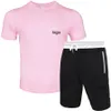 Herren Trainingsanzüge Sommer Sweatsuit Italien Stil Sport Kleidung Kurzarm T-shirt Casual Sport Anzug 5-punkt Shorts NF9K