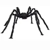 150 cm59 pollici neri grandi ragno peluche per bambini giocattolo Halloween a sostegno spaventoso bomboniere forniture bar ktv halloween decorazione2605768