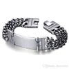 Fashion Men's 316L Stainless Steel Bracelet Silver Gold Men's Scripture Cross Metal Bracelet Bangle Bracelet Jewelry