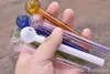 Hochwertiges, farbenfrohes, tolles Pyrex-4-Zoll-Glas-Ölbrennerrohr, dicke Glas-Dab-Nagelrohre für Glas-Wasserbong-Rohr-Dab-Öl-Rig c