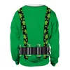 St.Patrick'sDay streetwear survêtement hommes Party gentleman costume vetements Irish Festival Clothing Spring Couple designer de luxe sweat