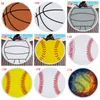 Ronde Strand Handdoek Yoga Mat Rug Ronde Deken Tafelkleed Baseball Tapestry Sjaal Wrap Polyester Bad Handdoek Picknick Rug VT1780