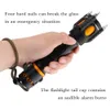 XML T6 LED Tactical Flicklampa 5 Belysningslägen Camping Torch Lantern Lamp Self Defense Uppladdningsbar ficklampa