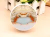 Marble Contact Lens Box with Mirror Marble Stripe Contact Lens Case Travel Glasses Lenses Box Eyes Holder Container GGA2702