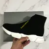 2022 New Speed Trainer Socks Shoes Fashion Top Triple Black Oreo Red Flat Men Women Casual Shoes Sport With Box Dust Bag