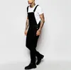 Männer Jeans Overalls Distressed Denim Latzhose Für Mann Hosenträger Hosen Mode Streetwear Schwarz Jean Hosen