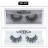 Eyelashes 3D 17 estilos que vendem 1Pairlot Full Strip Falselash Sylehash Longa de grossa de várias camadas individuais 22291776