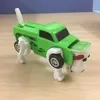 Cartoon Wind-up Dog& Car, Cute Transformable Clockwork Toy, Three Colors for Choices, Party Christmas Kid Birthday Gifts, Collecting
