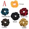 36 PCS / 6SETS le plus chaud Velvet Bande Scrunchie Élastique Cravate De Cheveux Chapeau Corde Adulte butterfiy noeud Accessoires De Cheveux Bande Simple Attaches De Cheveux