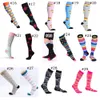 40 Styles Professionelle Kompressionssocken Sport-Stretchsocken Atmungsaktive Aktivitäten Passend für Krankenschwestern Schienbeinkantensyndrom Flugreisen Sport M1299