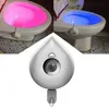 Lichtschale Bewegungsaktiviertes LED-Toiletten-Nachtlicht Badezimmer LED 8 Farben Lampe Sensor leuchtet intelligent Toilettenschüssellicht Fit An2552