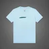브랜드 악어 남성 T 셔츠 높은 품질 남성 솔리드면 반바지 티 여름 남성 T 셔츠를 인쇄