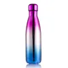 UV Printed Water Bottles Vacuum Insulated Coffee Mug Double Walls Stainless Steel Water Bottle Insulated Drinking Cup Portable Sport Cup A02