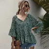 Sommer Weiß Damen Bluse Peter Flare Pan Kragen Ärmel Chiffon Rüschen Top Damen Blusen Mode Frauen Kleidung Feminine Blusa