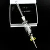 Nector Collectors Dab Straw Mini Hand Pipes con titanio Nail Nector Collector Kit Glass Dabber Dish 10mm Joint NC01