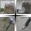 Gaining Telescopic Fishing Net Landing Net of Aluminum Alloy Frame Small Rubber Mesh Magnetic Clip Lanyard Fly Fishing Net