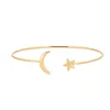 Le design spécial du bracelet Silver Moon Star pour femme vous donne des tendances uniques