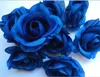 Nyanlopp 100st Silverfärg Konstgjorda Silk Rose Peony Flower Heads for Wedding Floral Wall Decoration