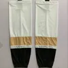 New Kids Youth Men White Ice Hockey Black Training 100% Polyester Practice Socks Bästa kvalitet