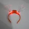 Luminous fiber hairpin headdress flash headband Christmas party party toys