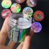Ambalaj şişeleri ile yeni hologram çıkartması 3.5 gram 60ml ince nane kurabiyeleri Plastik kavanoz tank kuru bitki çiçek kabı çıkartmalar ile