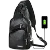 DHL 50 шт. Мужчины PU Большая емкость Водонепроницаемый HASP Велоспортные сумки с USB Black Brown