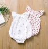 INS Baby Girl Clothes рябить малыш комбинезон мультфильм новорожденных девочек комбинезоны без рукавов новорожденных Playsuit бутик Детская одежда DW5233