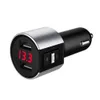 Freisprecheinrichtung, Bluetooth 4.2, FM-Transmitter, Modulator, Autoladegerät, 3,1 A, Dual-USB-Adapter, Auto-MP3-Player, kabelloser Audioempfänger, Schwarz